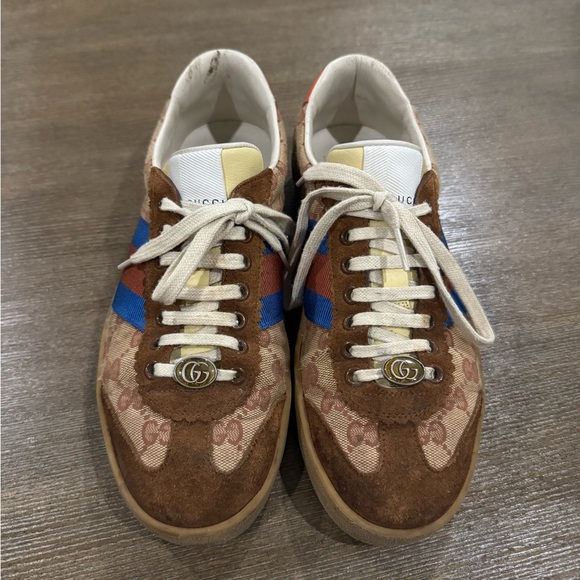 Gucci Brown and Blue Sneakers Men size 6